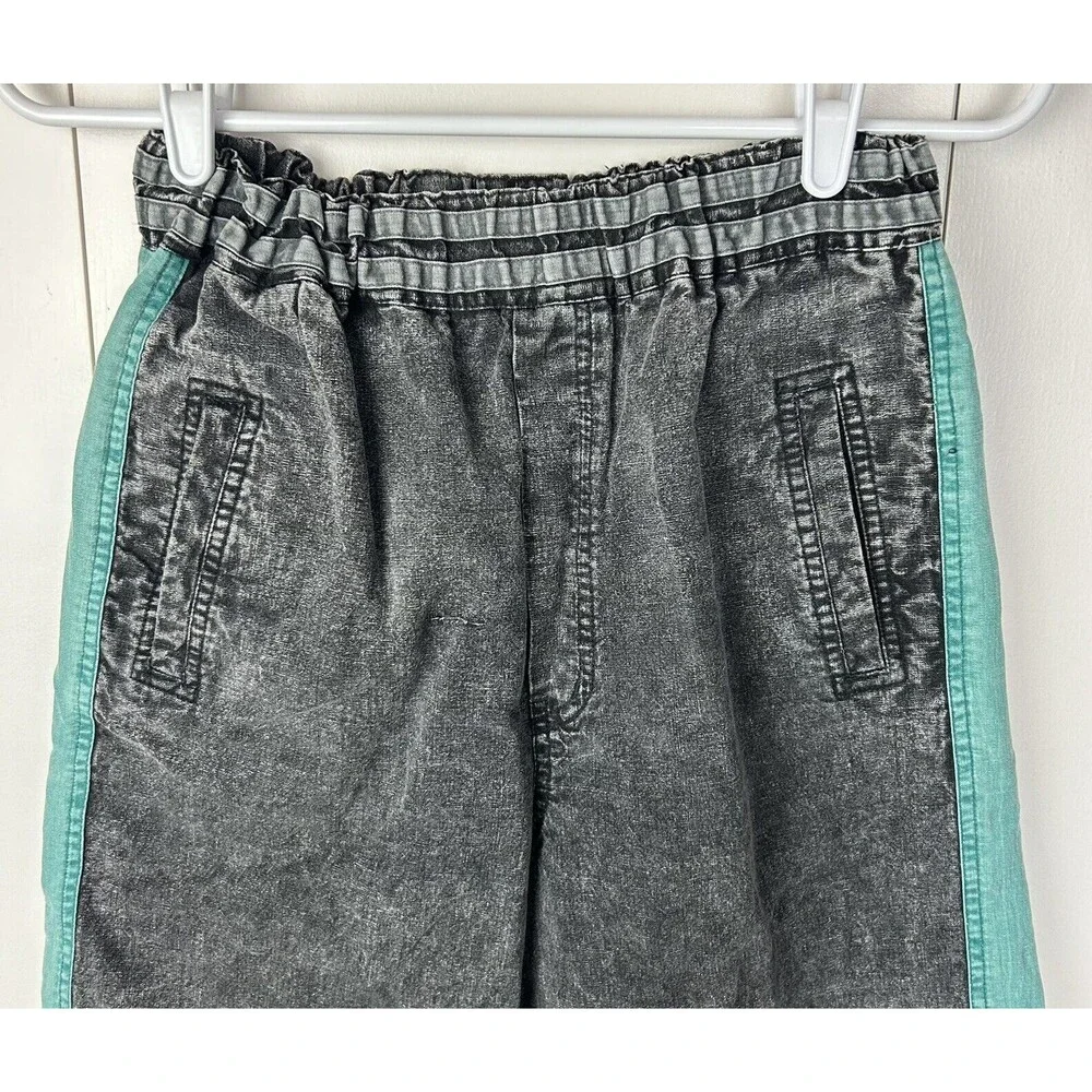 Fast Breakers Vintage 80's Acid Washed OP Ocean Pacific STYLE Jean Shorts Sz L *